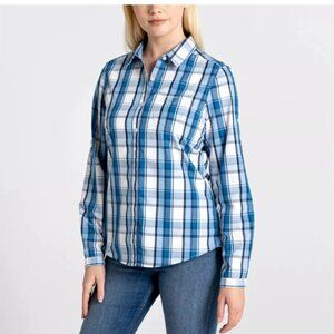 NEW! Craghoppers Womens/Ladies Kiwi II Check Long-Sleeved Shirt - Size Small